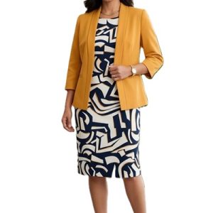 VESTIDO CON SACO PAOLO ROSAS MOD PR0310