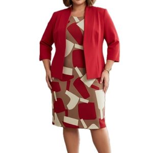 VESTIDO CON SACO PAOLO ROSAS MOD PR0312