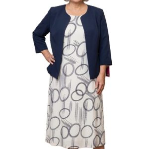 VESTIDO CON SACO PAOLO ROSAS MOD PR0314