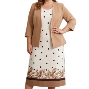 VESTIDO CON SACO PAOLO ROSAS MOD PR0315